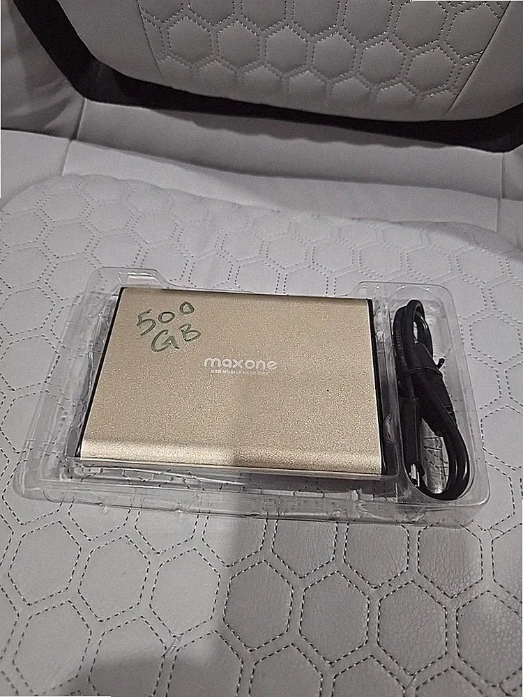 Maxone 500Gb Ultra Slim Portable External Hard Drive Hdd Usb 3.0 *TESTED*