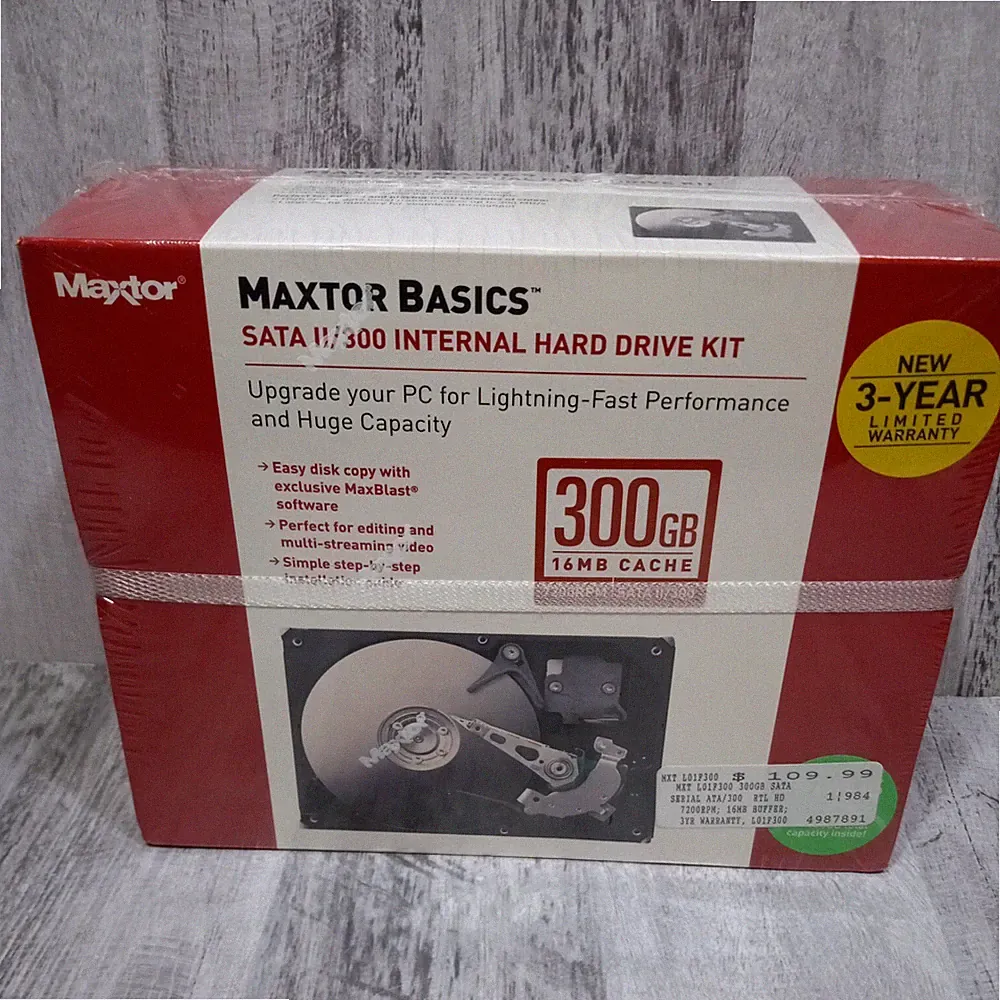 Maxtor Basics 7200RPM 16MB Cache SATA II 320GB Internal Hard Drive Brand New