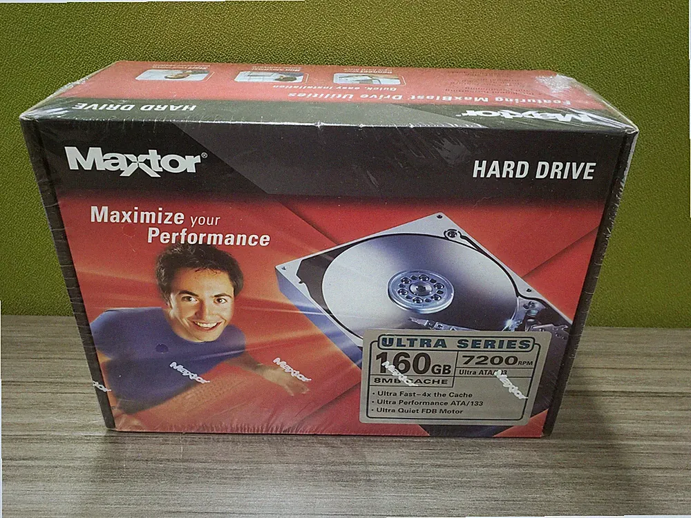 MAXTOR Ultra Series 160GB 7200 RPM Ultra ATA/133 Internal Hard Drive NEW SEALED