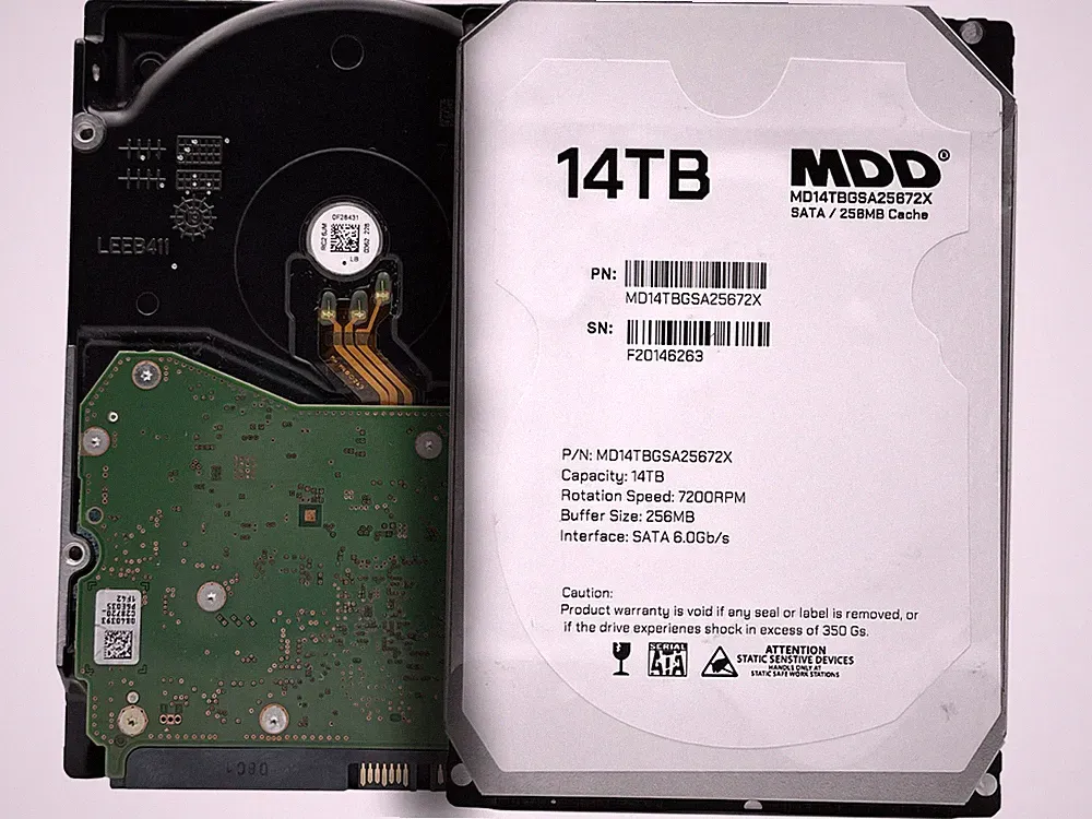 MDD 14TB 7200RPM SATA 6.0Gb/s 256MB Cache 7200RPM 3.5" Desktop Hard Drive