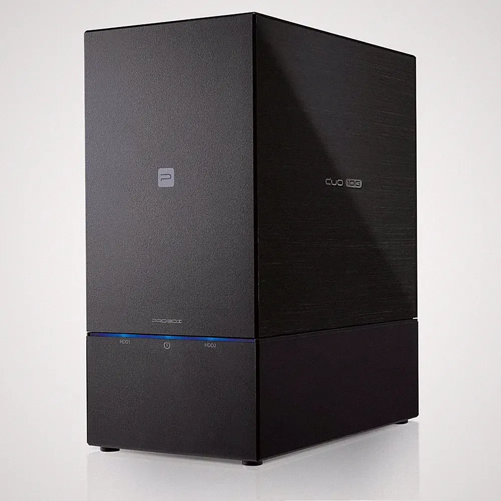 Mediasonic Raid DAS USB 3.2 2 Bay 2.5” & 3.5” SATA SSD Hard Drive En