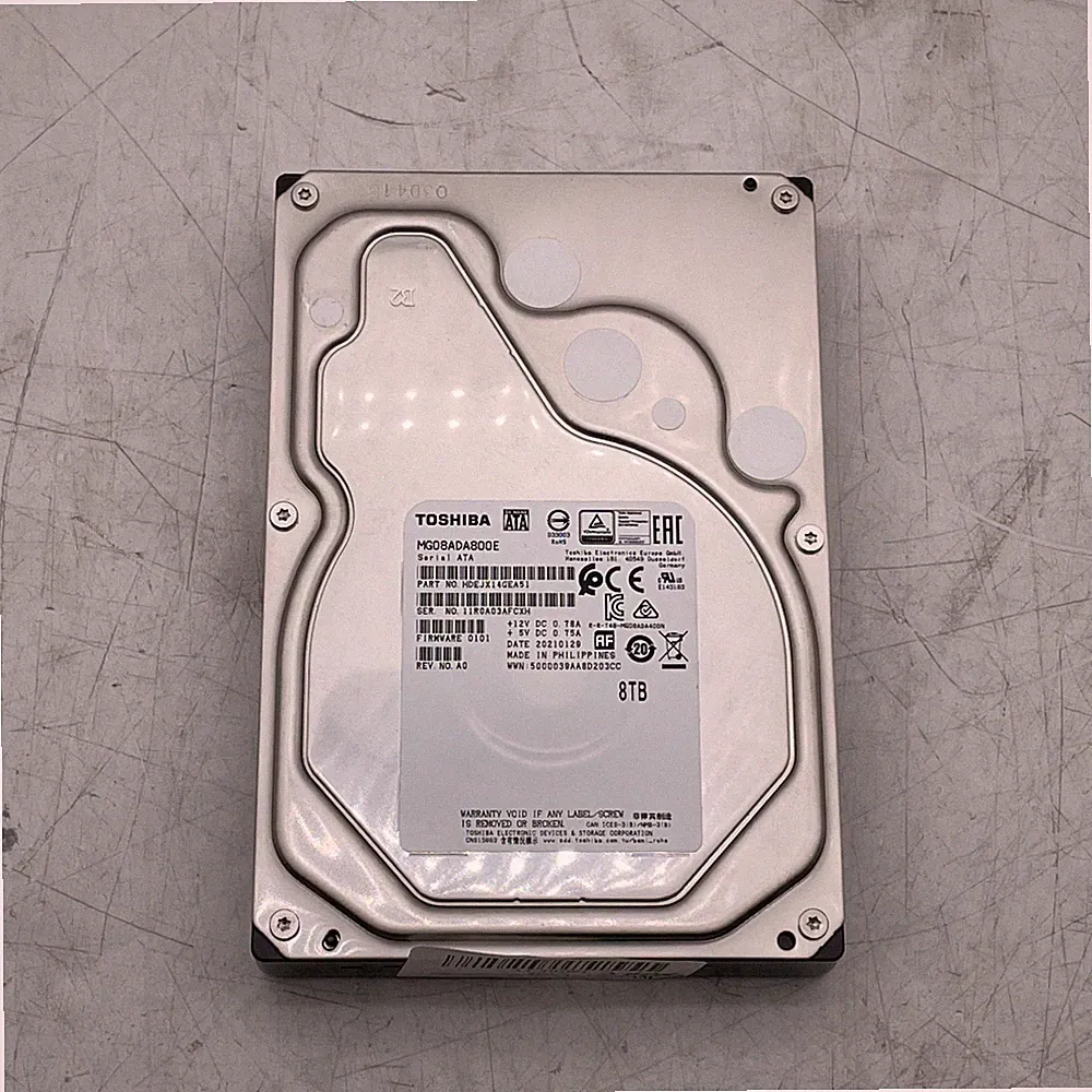 MG08ADA800E P/N: HDEJX14GEA51 F/W: 0102 8TB PHILIPPINES JAN 2023 TOSHIBA
