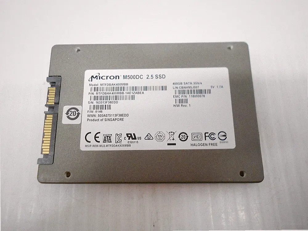 Micron 400GB SSD SATA 2.5" Laptop Server Desktop PC Hard Drive MTFDBAK400MBB