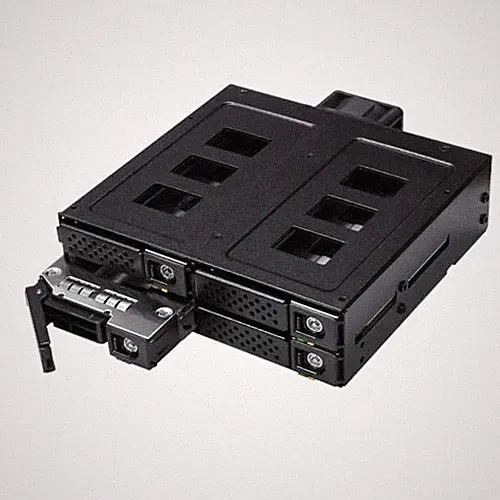 Mobile Rack Hot Swap Enclosure for 4 SATA/SAS Hard Drives - 12 SATA Four Bay