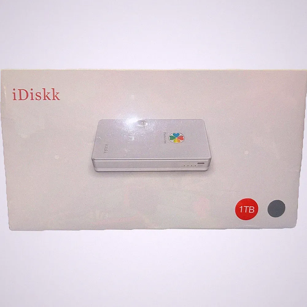 NEW! iDiskk 1TB (1024GB) iPad iPhone External Hard Drive Android Photo Storage