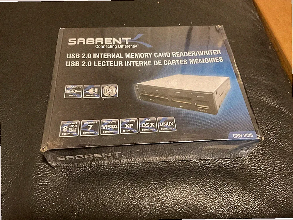 New In Box Sealed Sabrent Internal Multi Card Reader/Writer