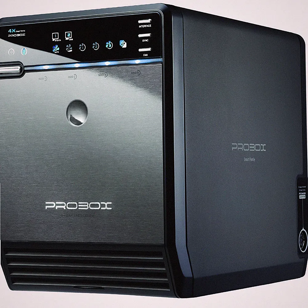 New Mediasonic ProBox 4 Bay 3.5" HDD Storage Box Enclosure with USB 3.0 & eSATA