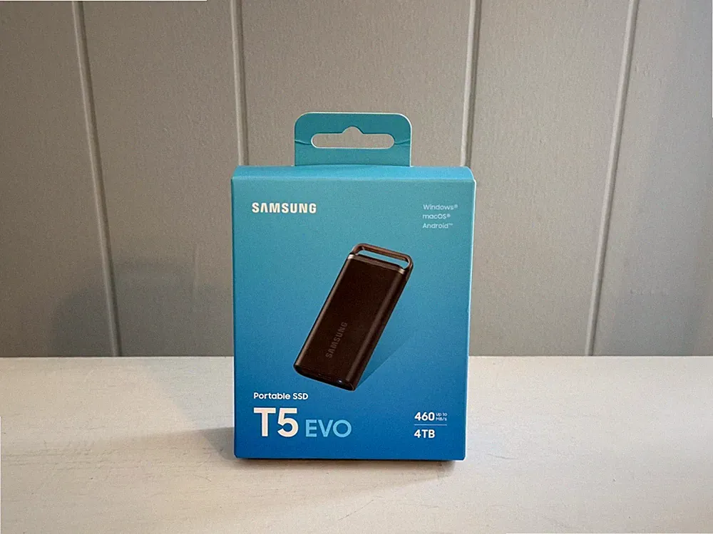 NEW SAMSUNG T5 EVO 4TB Portable SSD USB 3.2 Gen 1 Black MU-PH4T0S/AM FAST SHIP⚡️