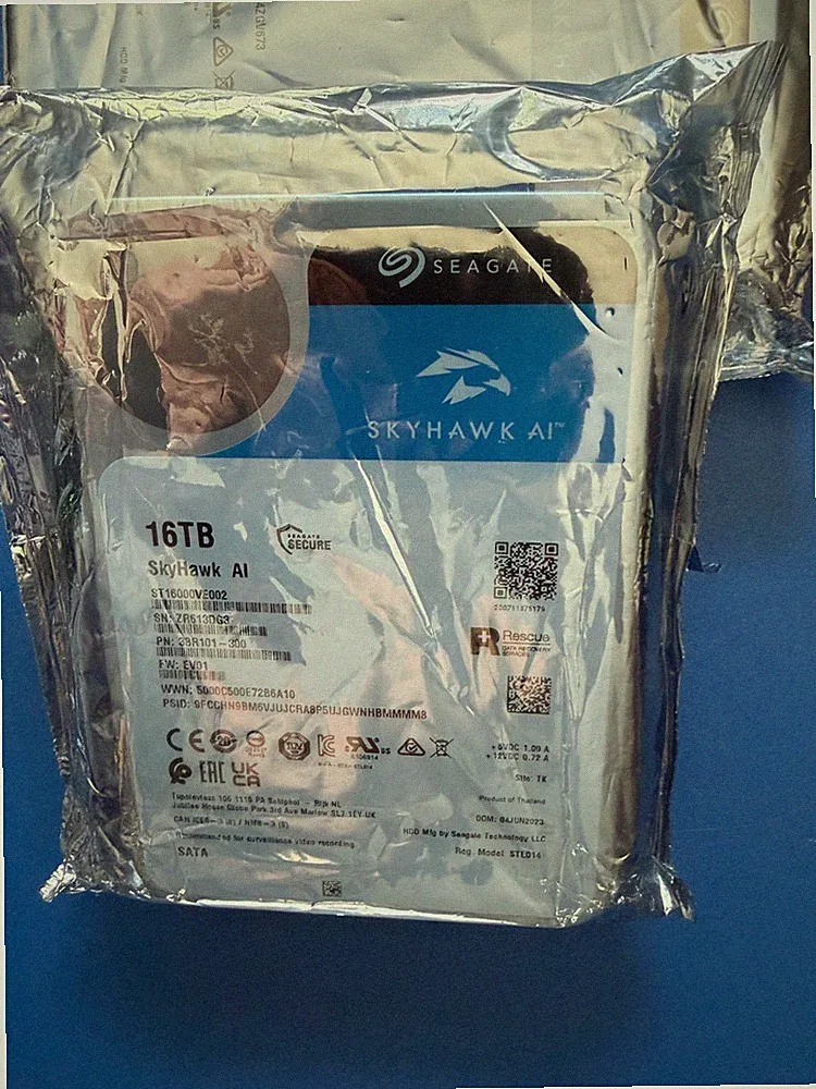 NEW! Seagate SkyHawk AI ST16000VE002 16TB 7200 RPM 3.5 inch Hard Drive