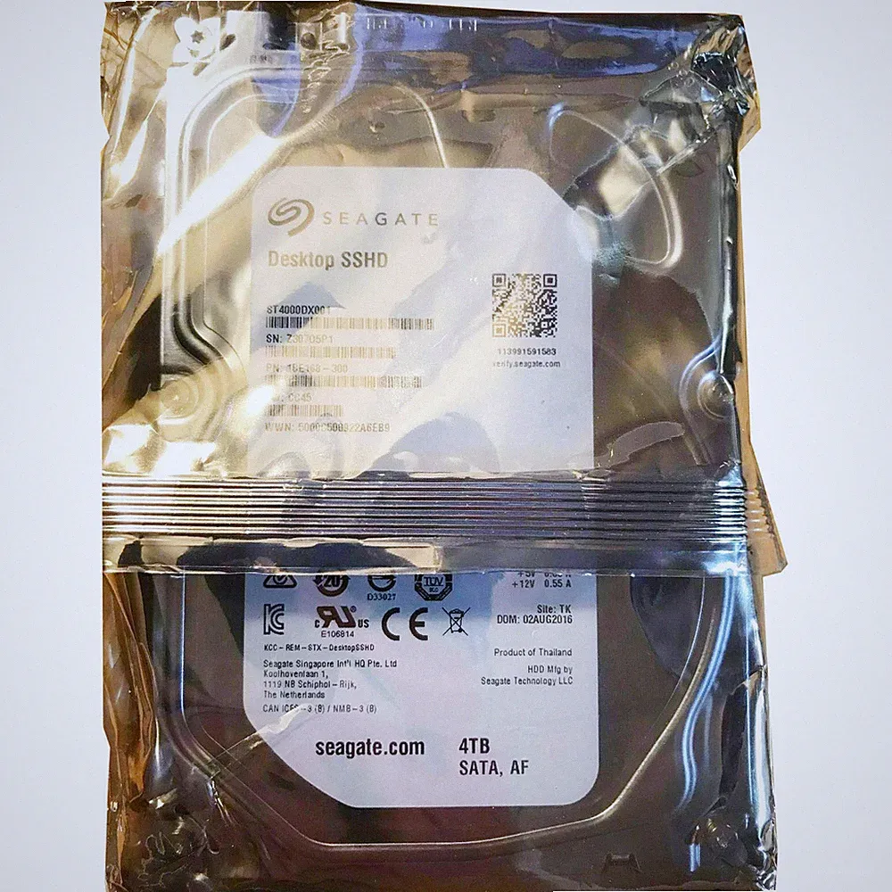 NEW SEAGATE ST4000DX001 SSHD Hybrid Hard Drive