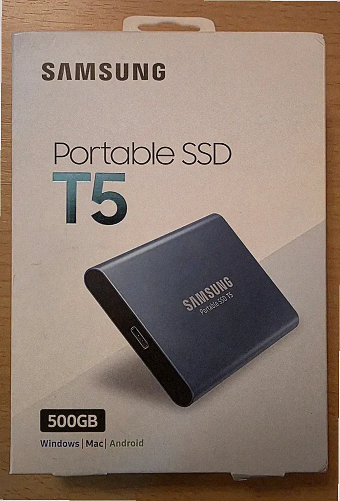 NEW SEALED Samsung T5 500 GB USB 3.1 Gen 2 External Portable SSD Drive MU-PA500B