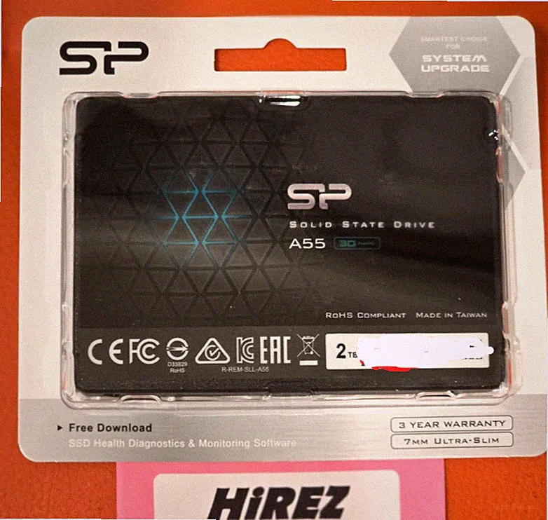 New Sealed Silicon Power 2TB SSD A55 3D NAND Performance Boost SATA III 2.5"