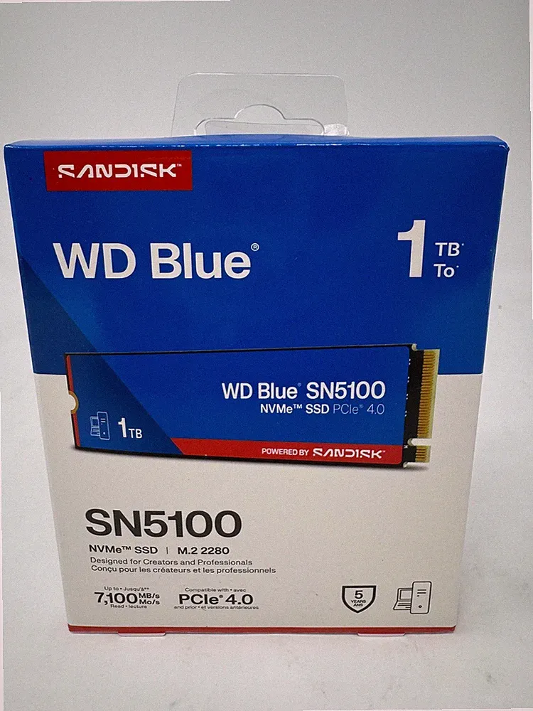 ✅New Sealed✅ Western Digital WD Blue SN5100 PCIe 4.0x4 1TB M.2 2280 3D NVMe SSD