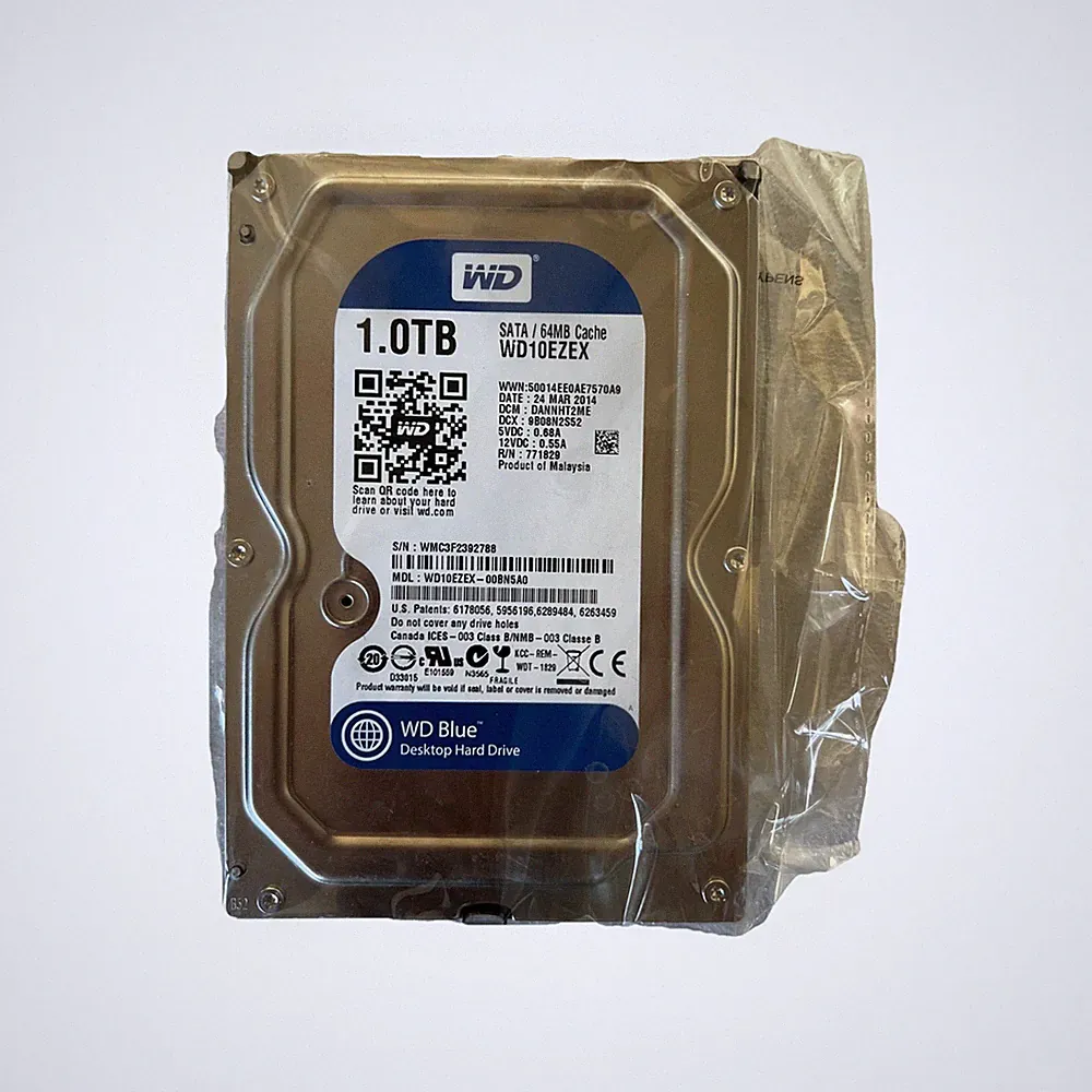(NEW!!) Western Digital WD Blue WD10EZEX 1 TB 3.5" SATA III Desktop Hard Drive