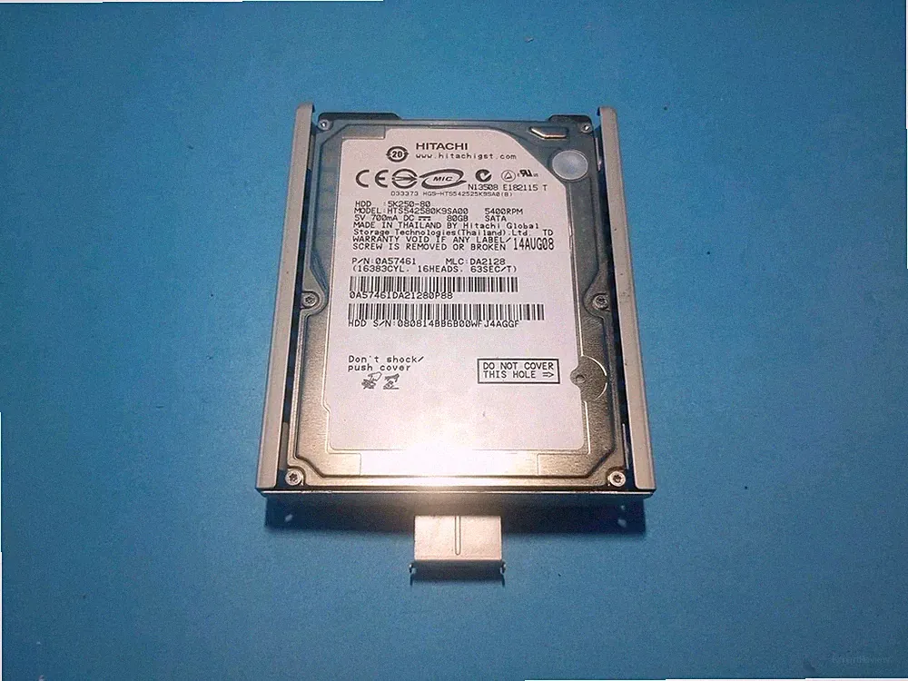OEM PlayStation 3 Hitachi 80GB hard Drive Front Mount PS3 Tested Working