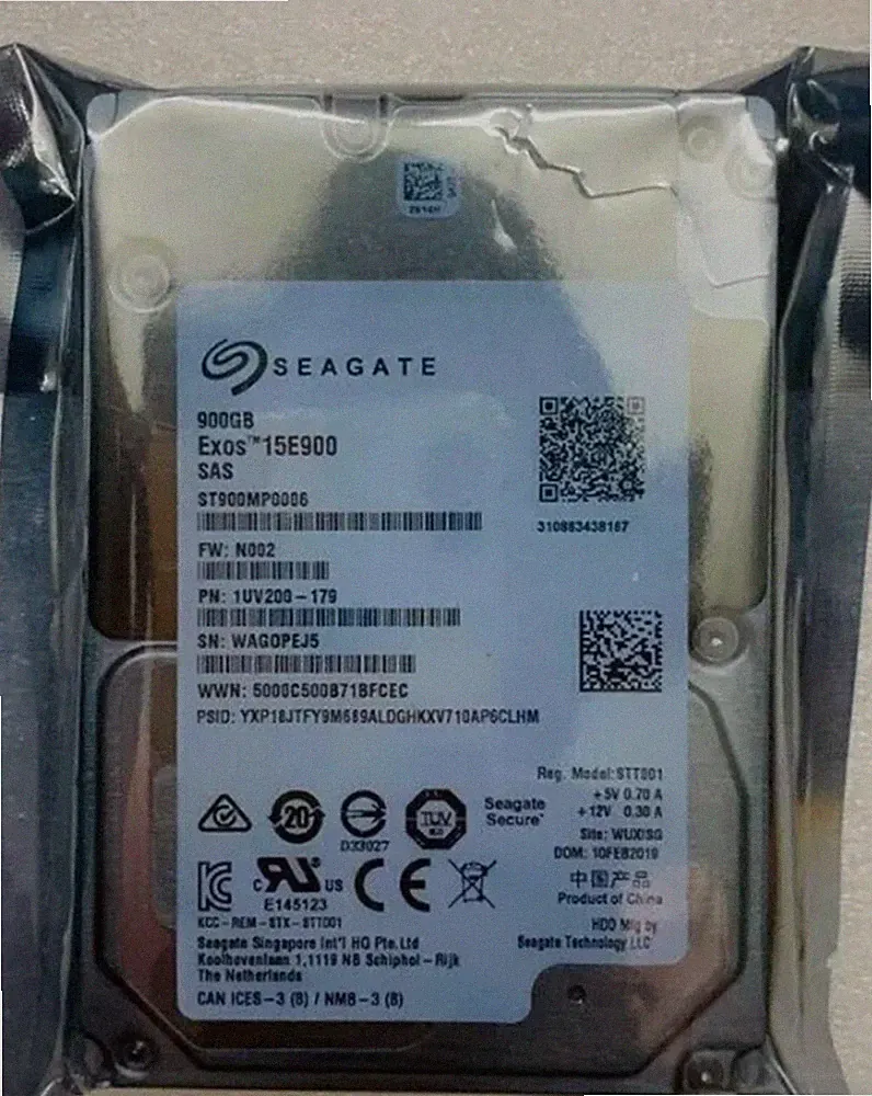 One Brand New Seagate 900GB 2.5" Hard Drive ST900MP0006 15K SAS Internal