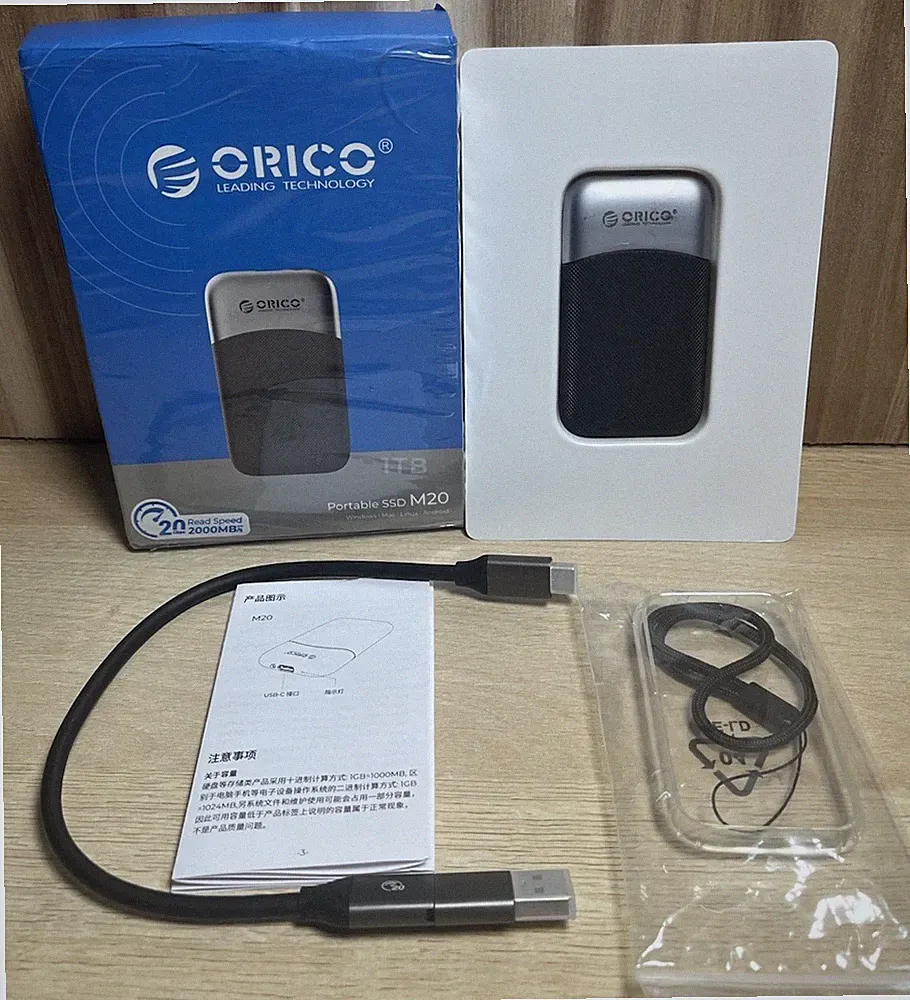 Orico 1 TB Portable SSD M20