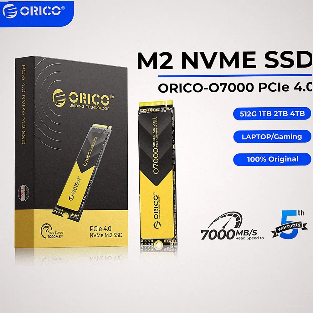 ORICO 2TB M.2 NVMe 2280 Internal Gaming SSD PCIe 4.0x4 Hard Drive 7000MB/s