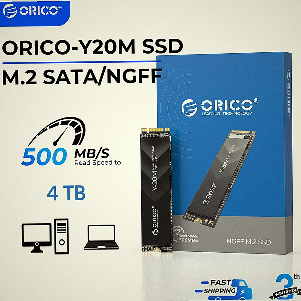ORICO 4TB M.2 2280 SATA SSD NGFF Internal Solid State Hard Drive Desktop Laptop