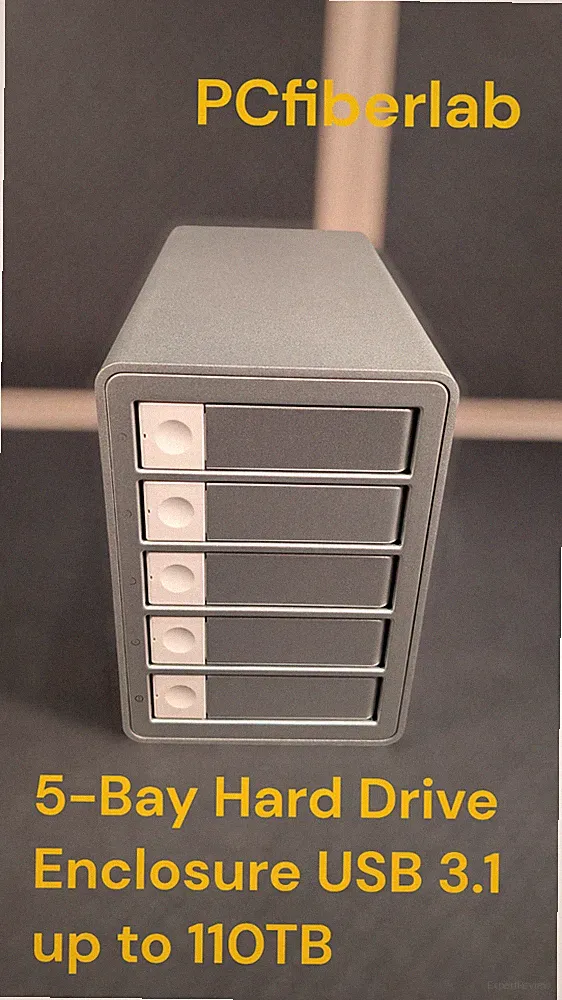 ORICO Daisy-Chain 5-Bay Hard Drive Enclosure USB 3.1 Gen 2 110TB -9958C3 -White