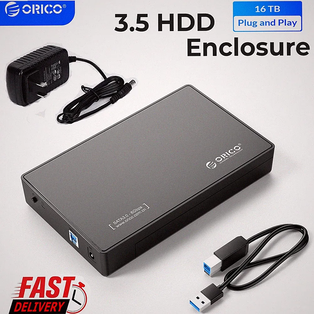 ORICO External Hard Drive Enclosure for 3.5/2.5" SATA Hard Drives USB 3.0