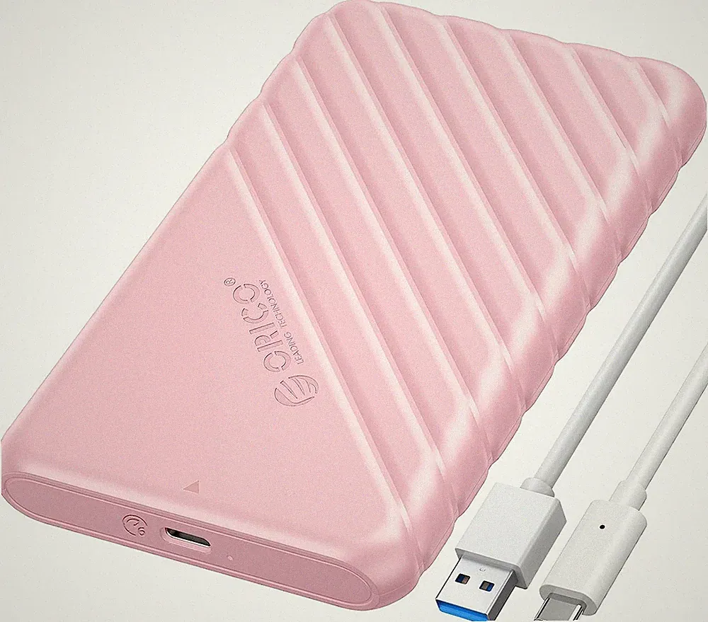 ORICO USB C Hard Drive Enclosure for 2.5in SATA SSD HDD External Hard Drive Case