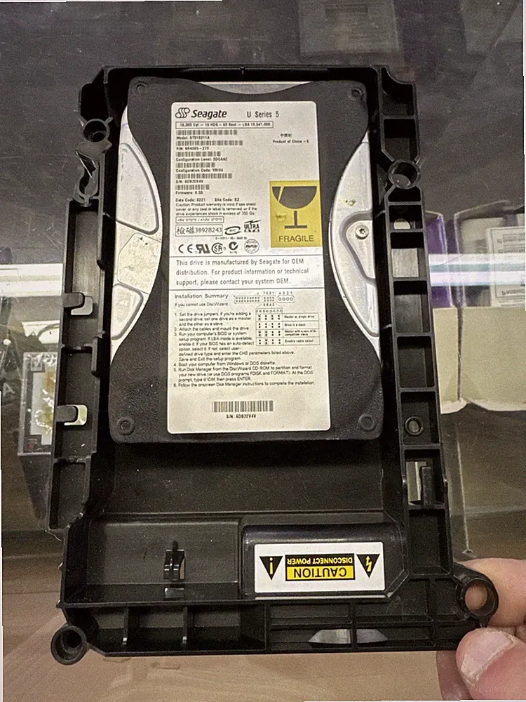 Original Xbox HDD + Caddy – Seagate ST310014ACE – OEM Stock Drive