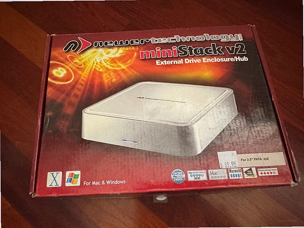 OWC Newer Technology miniStack v2 External Drive Enclosure for Vintage IDE/ATA