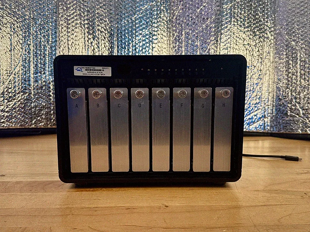 OWC ThunderBay 8 Thunderbolt 3 RAID ~60TB w/ Drives SoftRAID | Cleaned | Tested