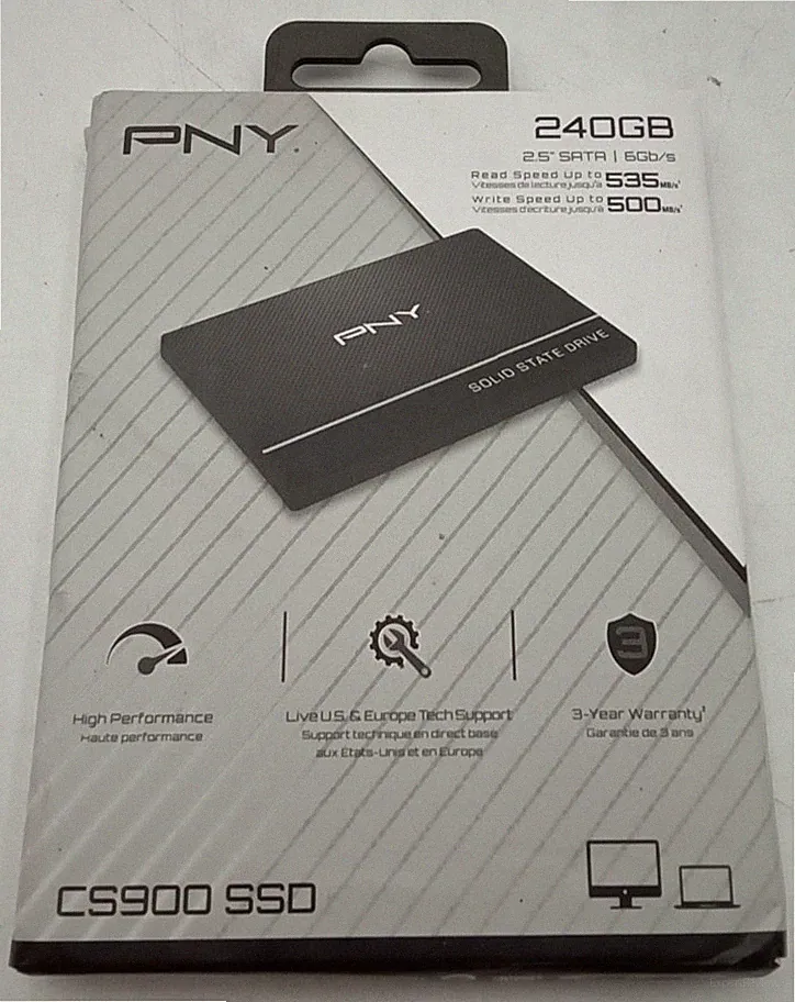 PNY CS900 240GB 2.5'' SATA III SSD 6Gb/s Solid State Hard Drive Sealed