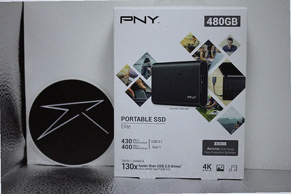 PNY Elite 480GB External SSD USB 3.0 (PSD1CS1050-480) PC Mac PS4 XBOX New