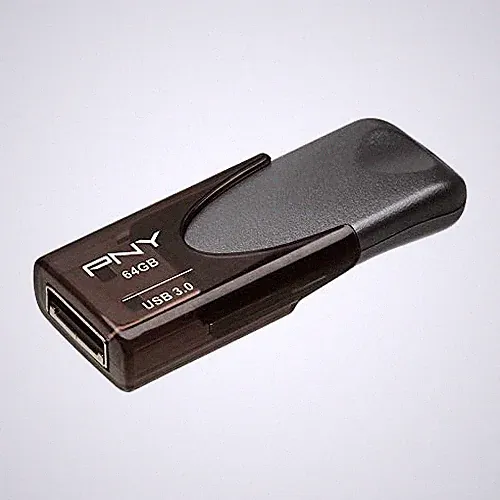 PNY Turbo 64GB USB 3.0 Flash Drive Fast Data Transfer Portable Storage