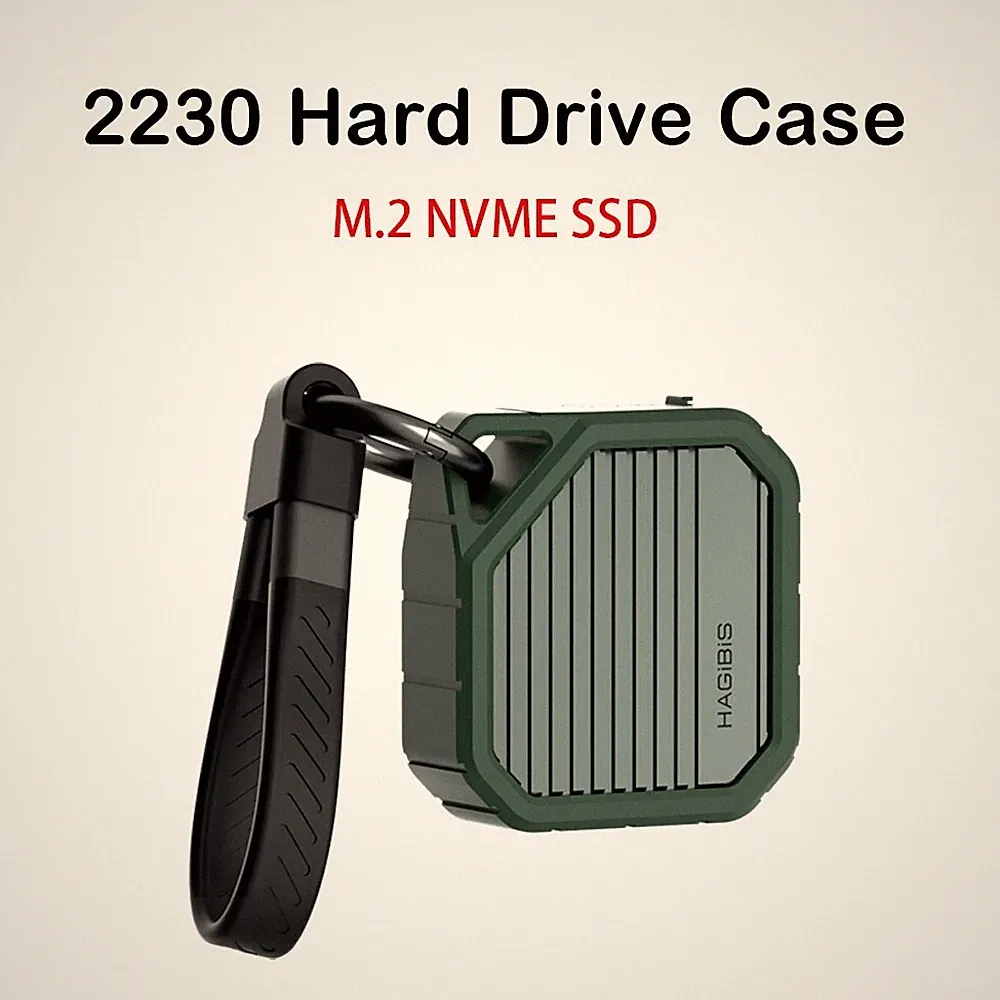 Portable M.2 NVME SSD 2230 Hard Drive Enclosure Case For iPhone 15 and Huawei