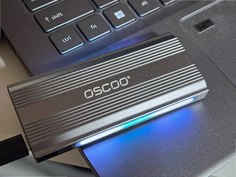 Portable SSD External Hard Drive 128GB RGB Light Up Type A & C 450Mb/s New