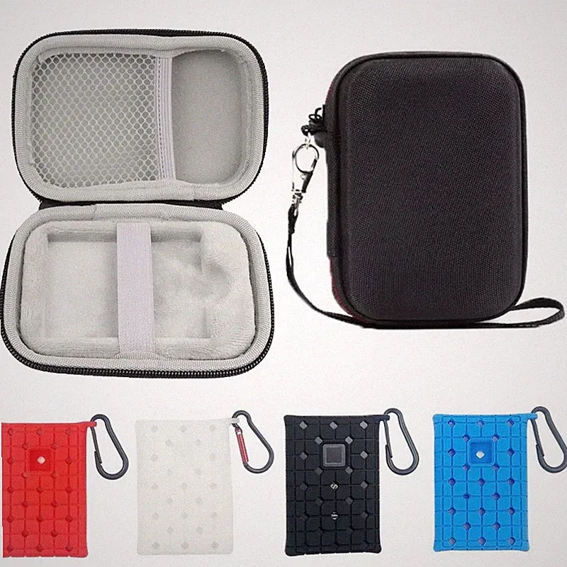 Portable Storage EVA Hard Case Silicone Cover for Samsung T7 Solid-State Drive