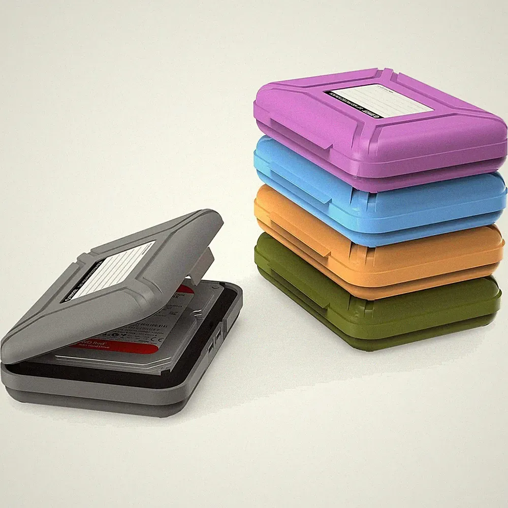 Protective 3.5" Hard Drive Case 5-Pack