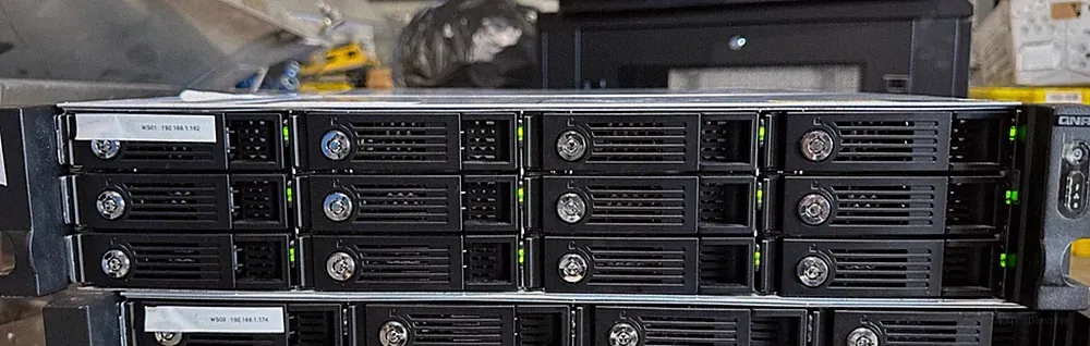 QNAP Server NAS TS-1253U 12x 6TB HDD HGST Hard Drive 0F23072 HDN726060ALE610 #1