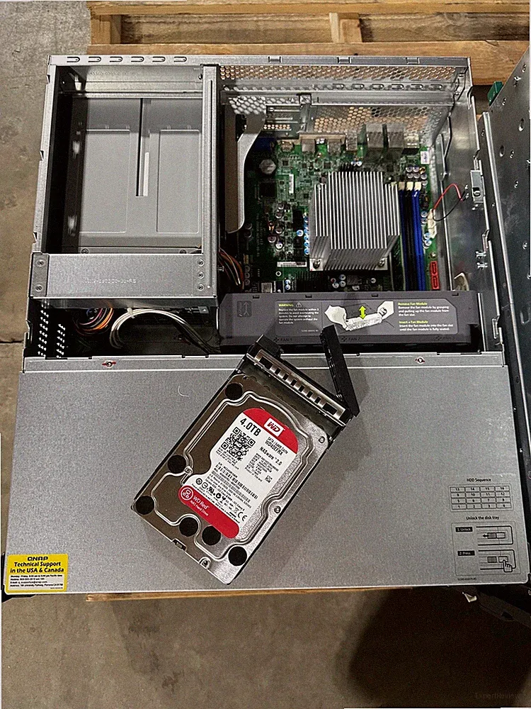 QNAP Server NAS TS-1679U-RP 16x 4TB HDD WD RED Hard Drive WD40EFRX DUAL PS #1