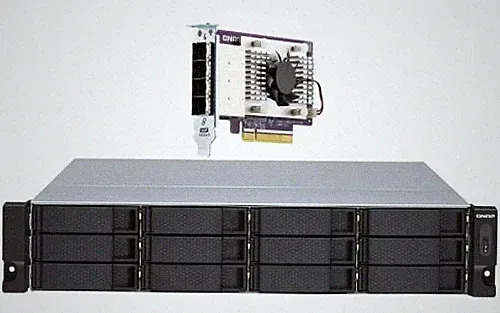 QNAP TL-R1200S-RP 12 Bay 2U Rackmount SATA 6Gbps JBOD Storage Enclosure with