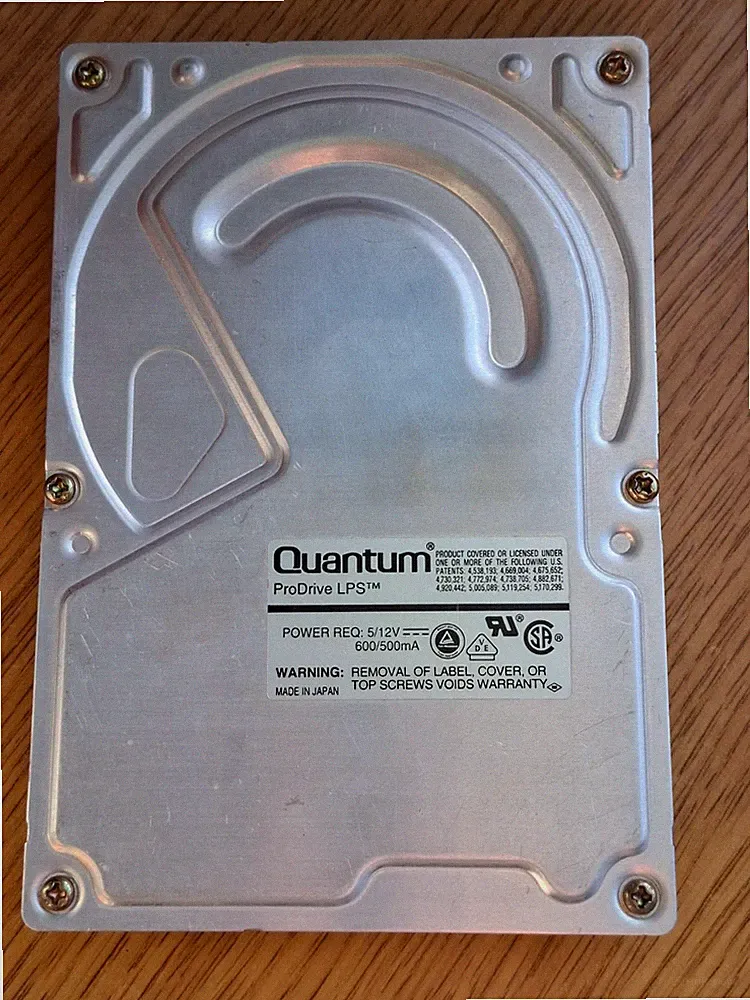 Quantum ProDrive LPS 270S TB27S011 SCSI 50-Pin 270MB 3.5" Internal Hard Drive
