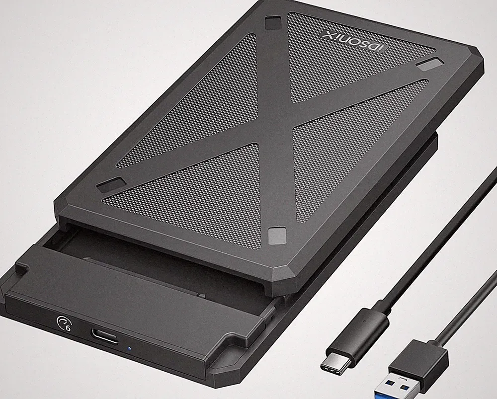Rugged Waterproof External HDD Enclosure Case