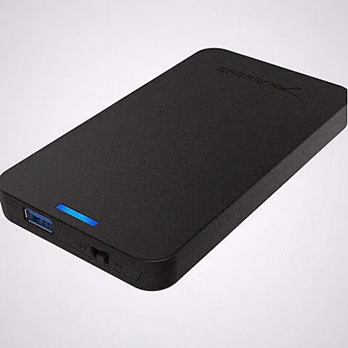 Sabrent USB 3.0 To 2.5 SATA SSD Hard Drive Enclosure Black EC-UASP
