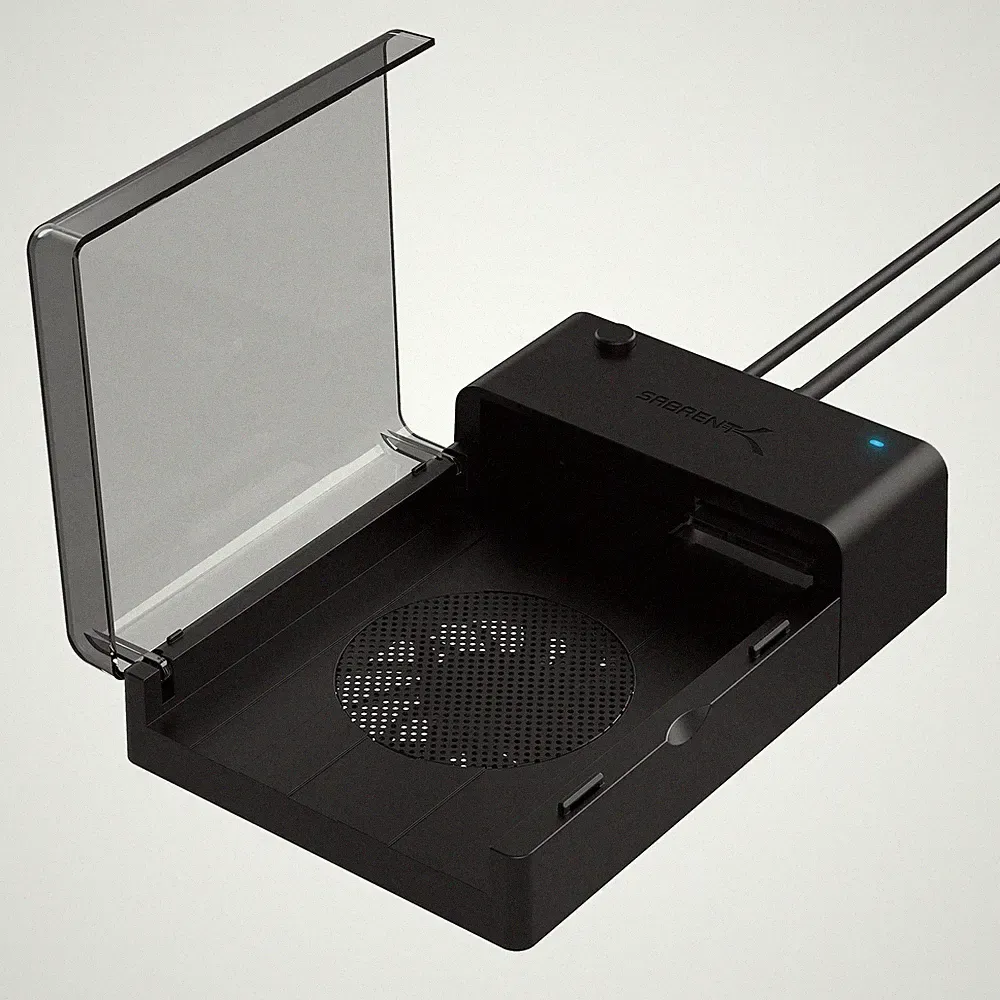 SABRENT USB 3.0 to SATA External Hard Drive Docking Station with Cooling Fan 2.5
