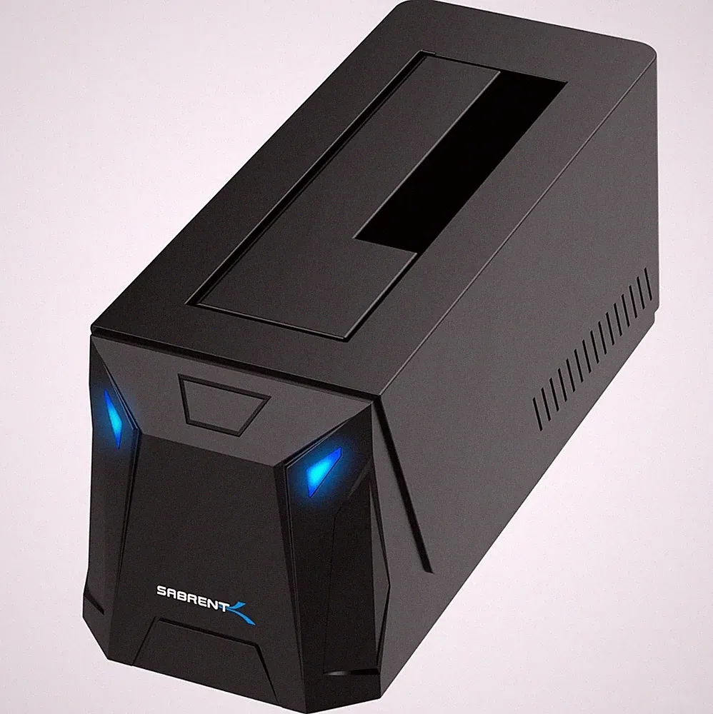 SABRENT USB-C Hard Drive Docking Station, 2.5"/3.5" Inch SATA SSD & HDD