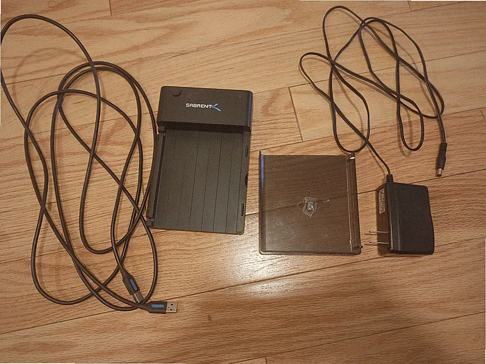 Sabrent USB To SATA External Hard Drive Docking Station W/ DATA AND POWER CORDS