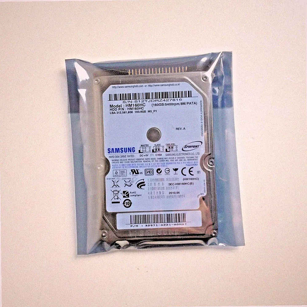 SAMSUNG 160 GB 5400 RPM IDE 2.5" (HM160HC) Internal Hard Drive HDD