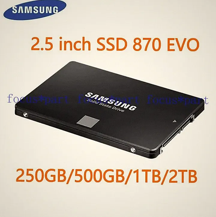 SAMSUNG 2.5 in SSD 870 EVO 2TB/1TB/500GB/250GB Solid State Drive for laptop lot