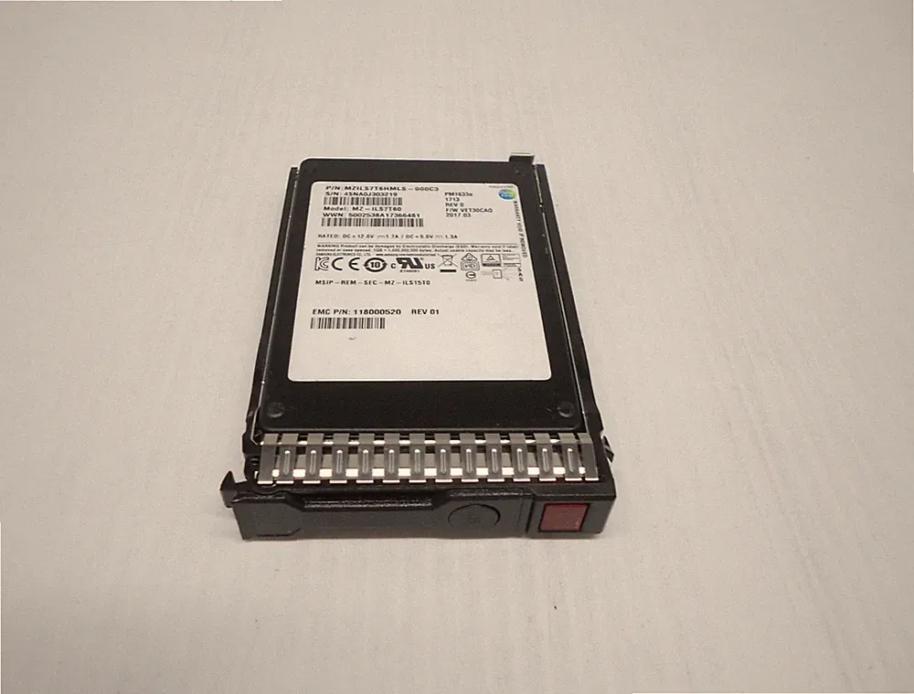 Samsung 7.68TB SAS SSD 2.5" 12Gb Server Hard Drive Fits HP DL360 DL380 G8 G9 G10