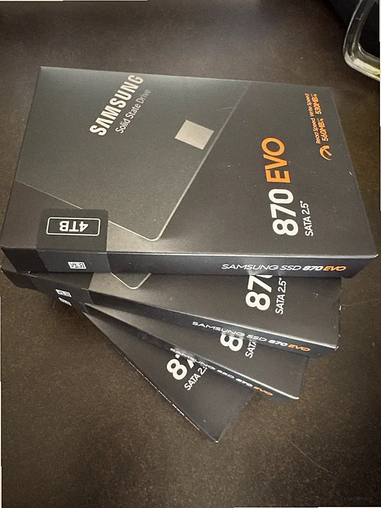 SAMSUNG 870 EVO 2.5" 4TB SSD MZ-77E4T0 SATA III V-NAND MLC Solid State Drive New