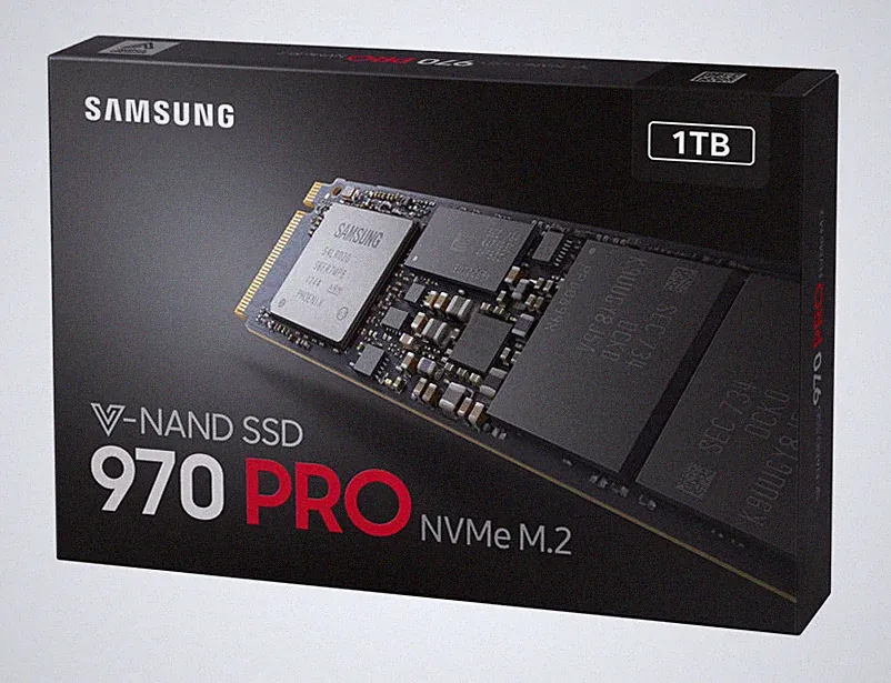SAMSUNG 970 PRO M.2 2280 1TB NVMe PCIe 3.0 x4 TLC 1.0TB Internal SSD MZ-V7P1T0BW